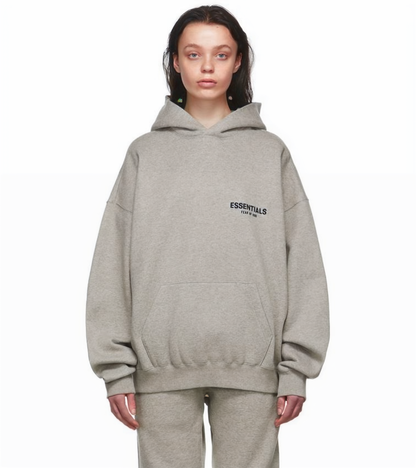 Fog essentials grey hoodie sale